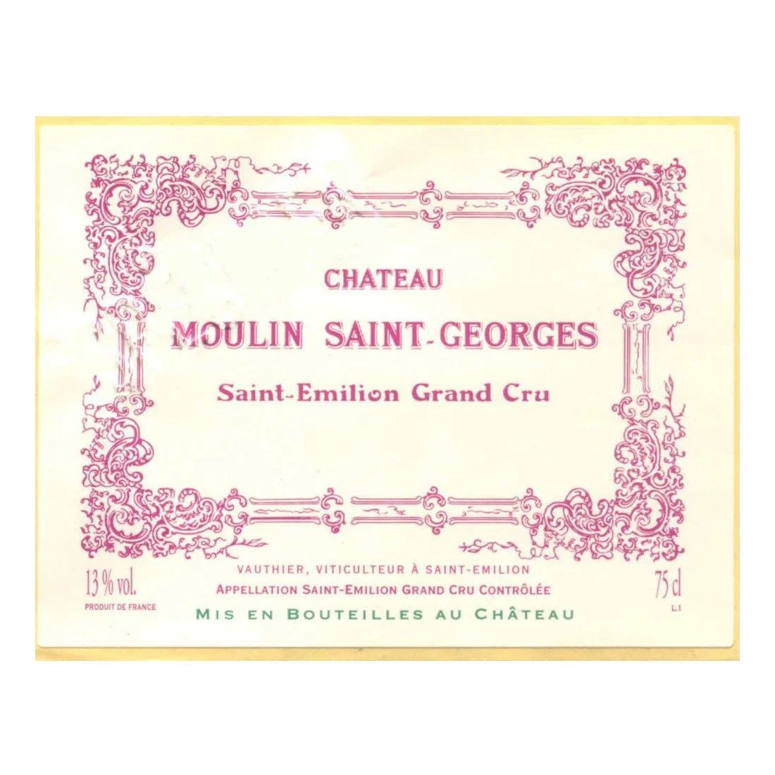 Chateau Moulin Saint-Georges