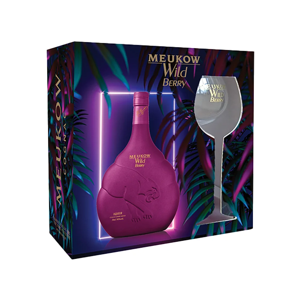 Liker Meukow Wild Berry + 1 čaša + GB 0,7 l