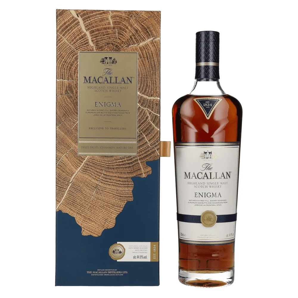 Škotski viski ENIGMA Highland Single Malt Macallan + GB 0,7 l