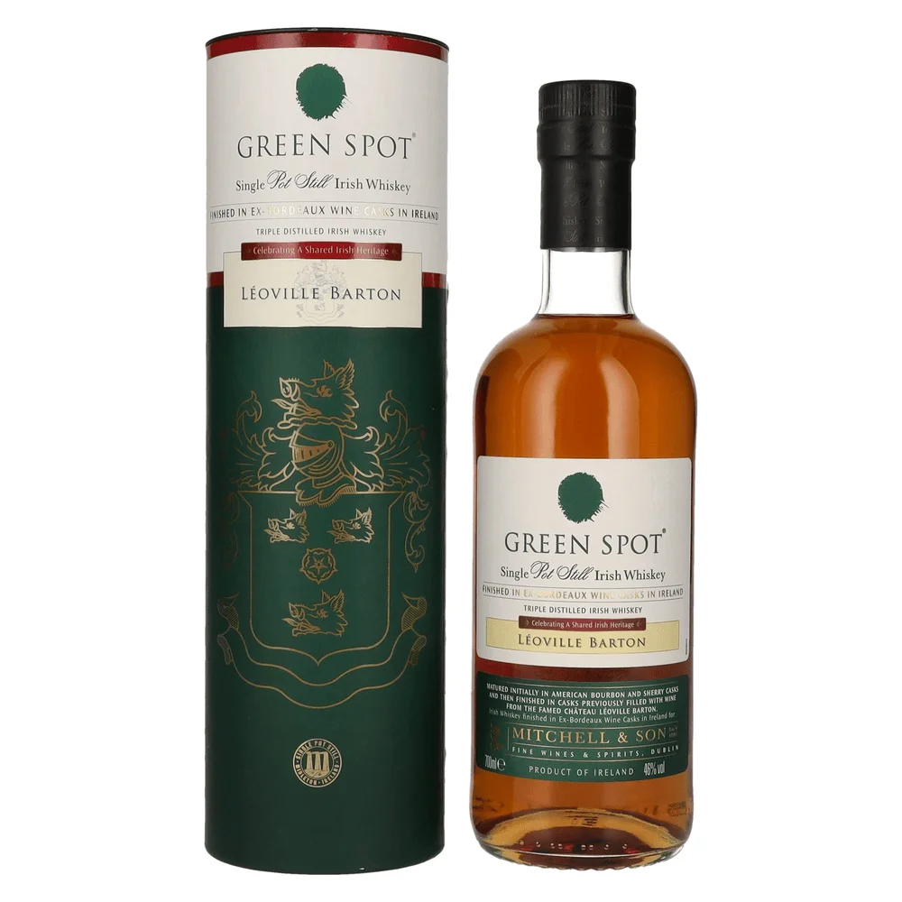 Irish whiskey Green Spot LEOVILLE BARTON Single Pot Still + GB 0,7 l
