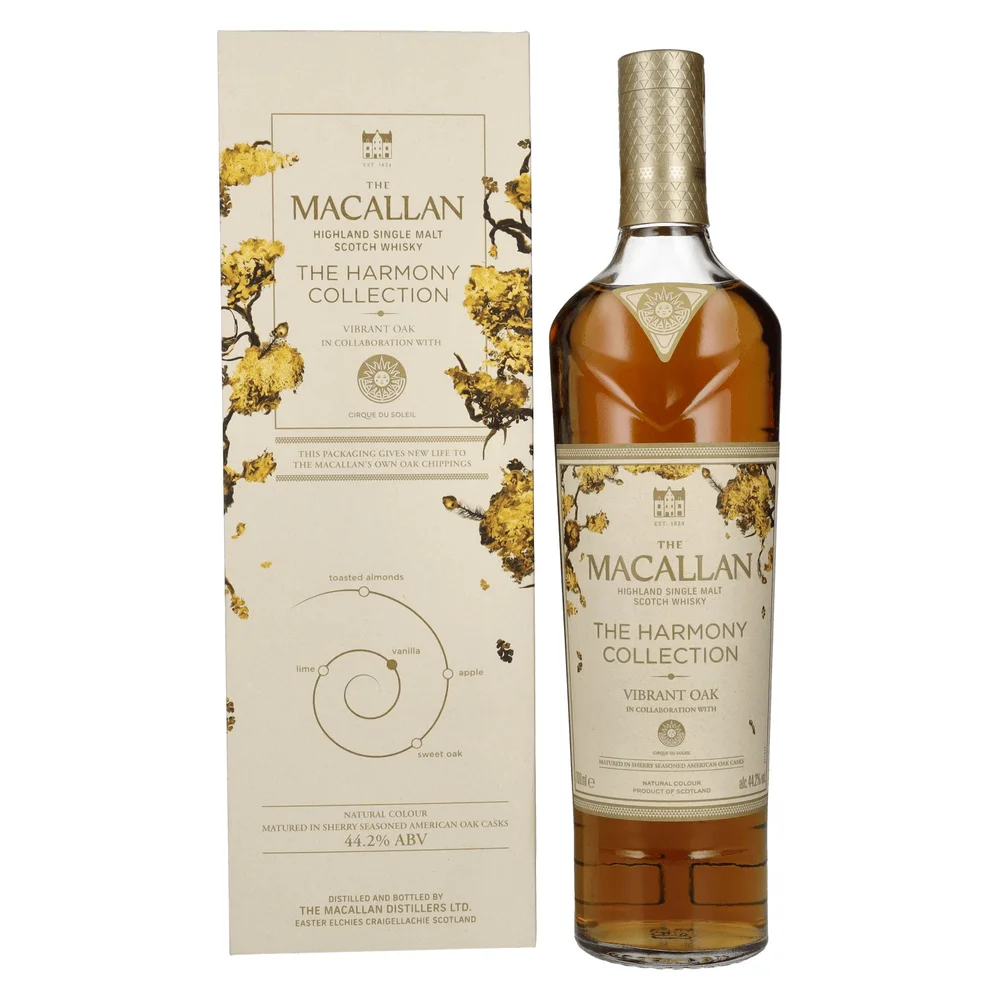 Scotch Whisky The Harmony Collection Vibrant Oak Macallan + GB 0,7 l