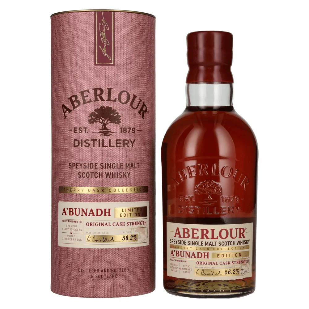 Škotski viski Aberlour Original Cask Strength Sherry Cask Collection Limited Edition 1 + GB 0,7 l