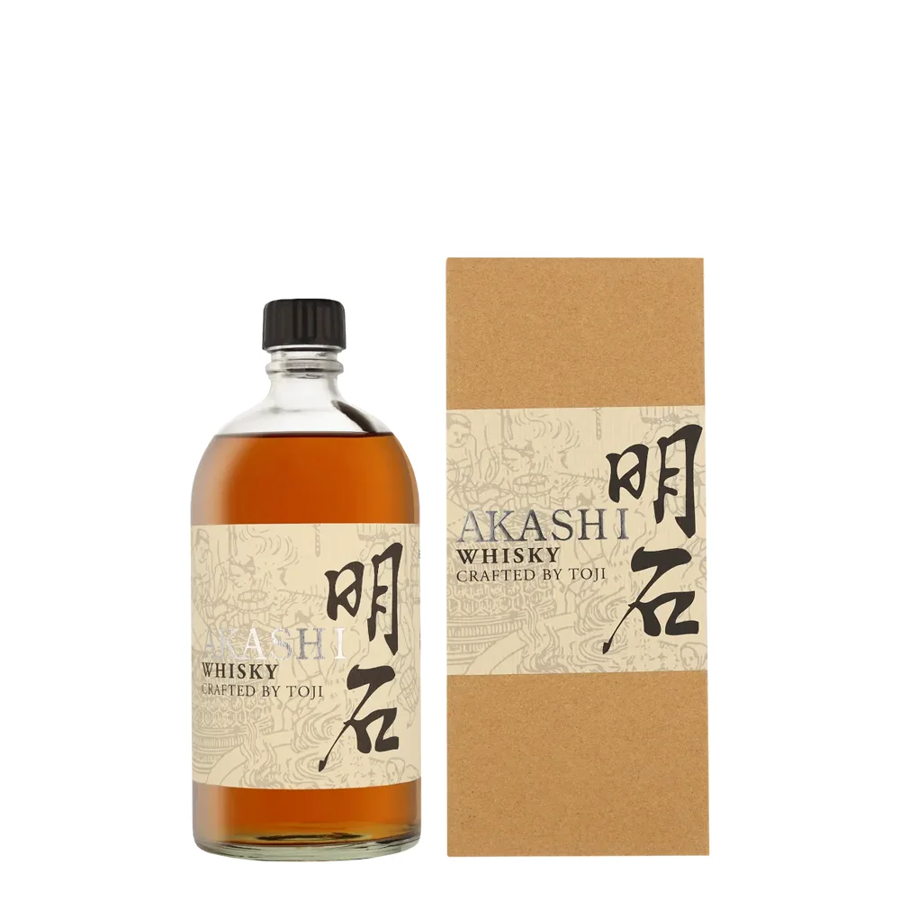 Japanese whisky Akashi TOJI Blended + GB 0,7 l