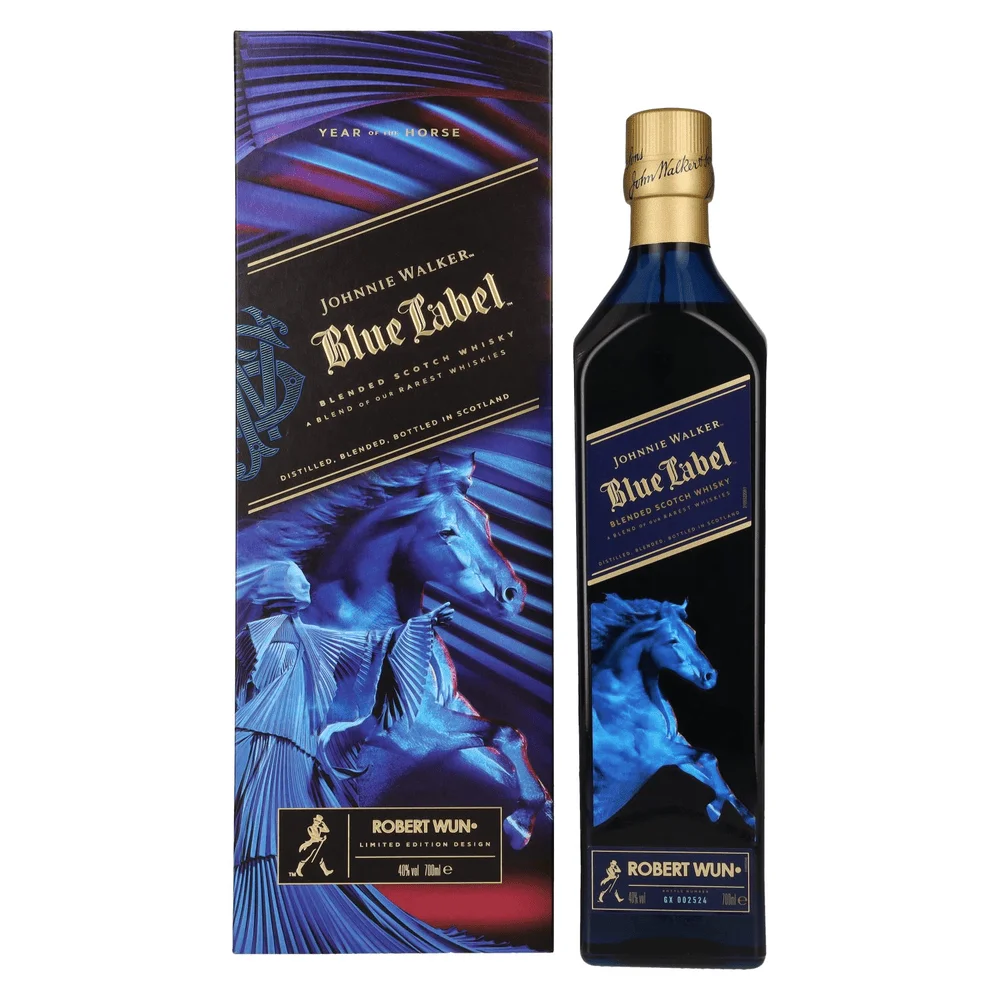 Škotski viski Johnnie Walker Blue Label YEAR OF THE Horse 2025 + GB 0,7 l