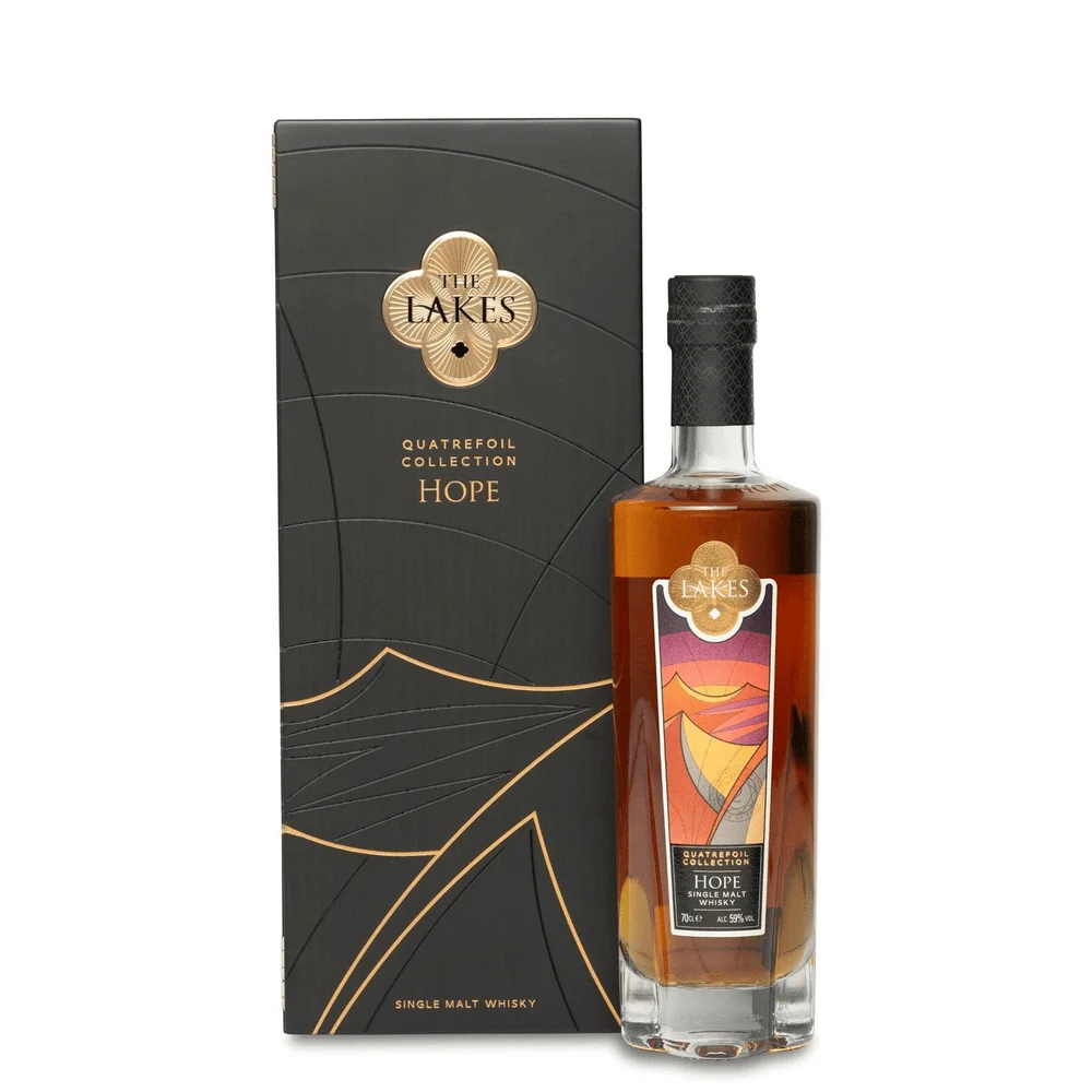 Škotski viski The Lakes Faith Single Malt Quatrefoil edition + GB 0,7 l
