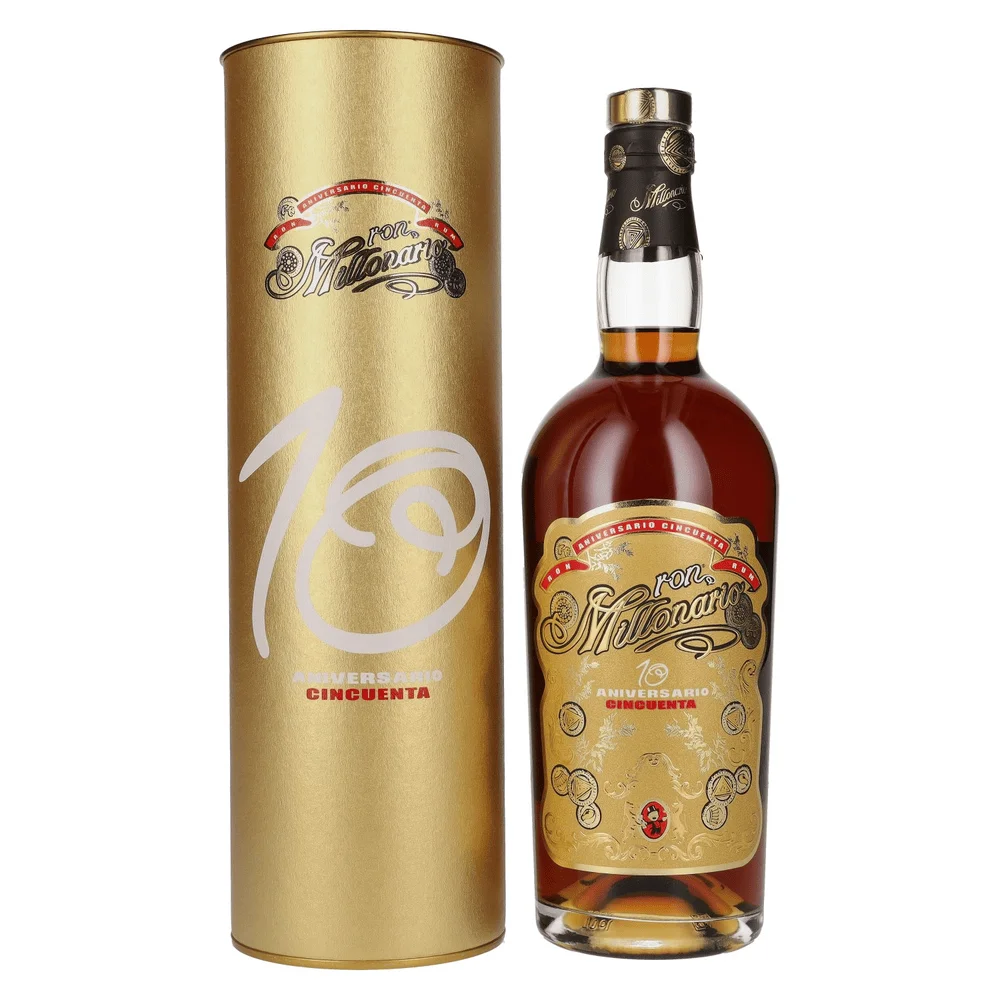 Rum Ron Millonario 10 Aniversario Cincuental + GB 0,7 l