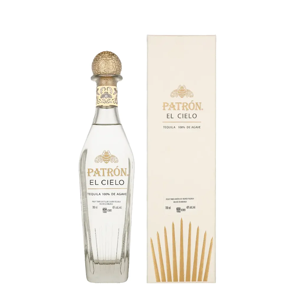 Tekila Patron El Cielo Prestige Silver + GB 0,7 l