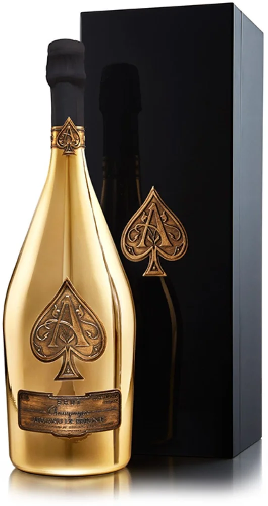 Champagne Brut Gold Armand de Brignac + GB 1,5 l