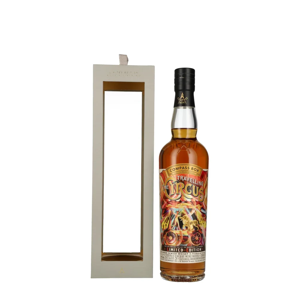 Scotch Whisky Compass Box TRAVELLING CIRCUS Blended Malt Limited Edition + GB 0,7 l