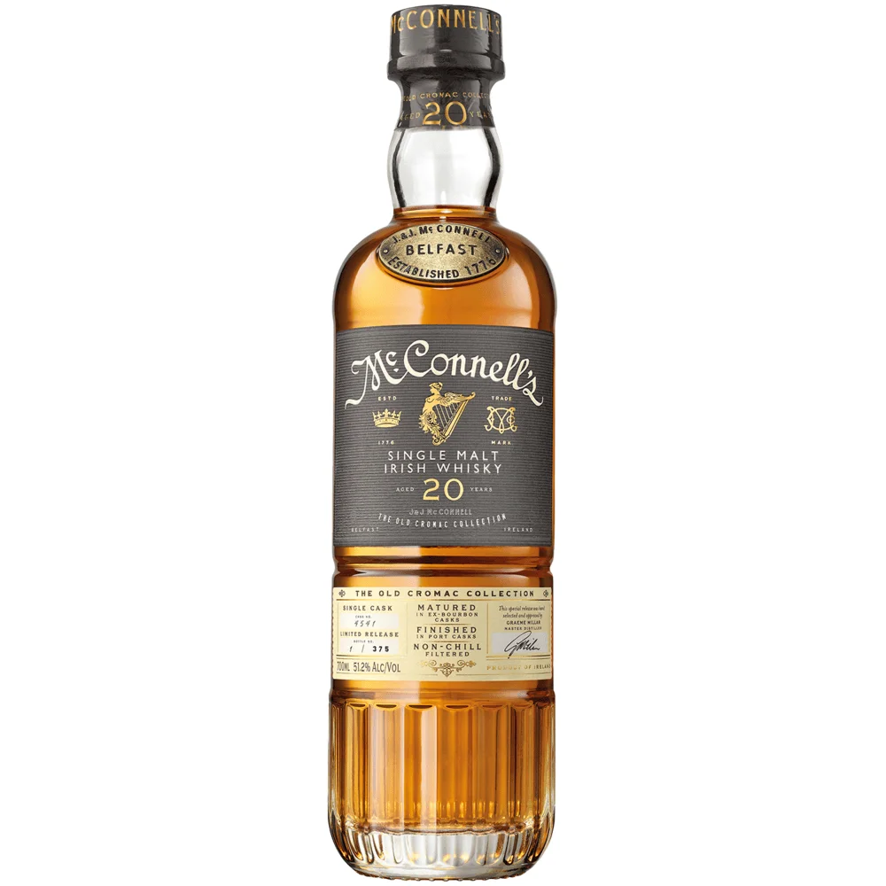 Irski viski Old Cromac Collection 20 Years Old McConnell's 0,7 l