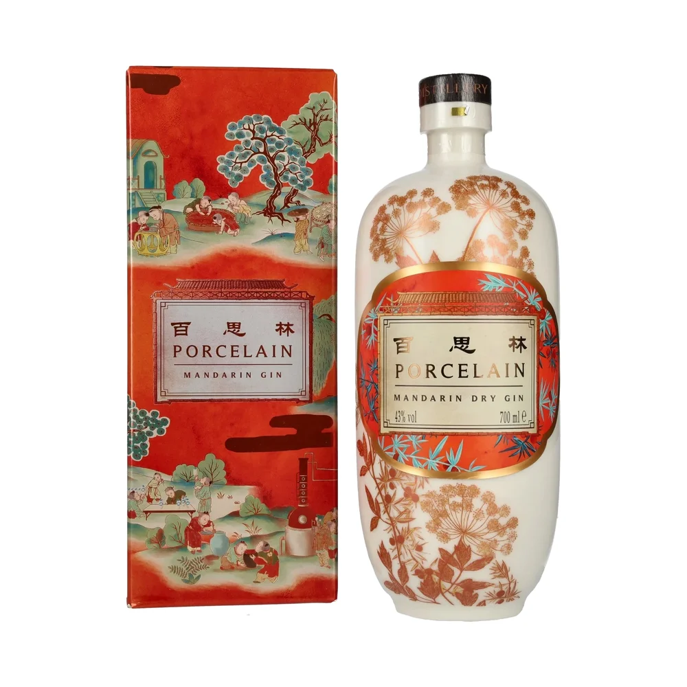 Gin Porcelain Shanghai Mandarin Dry + GB 0,7 l