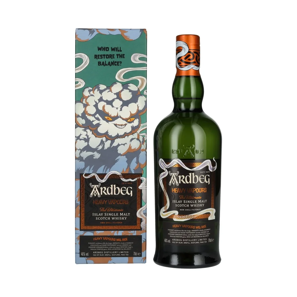 Škotski viski Ardbeg HEAVY VAPOURS Islay Single Malt + GB 0,7 l