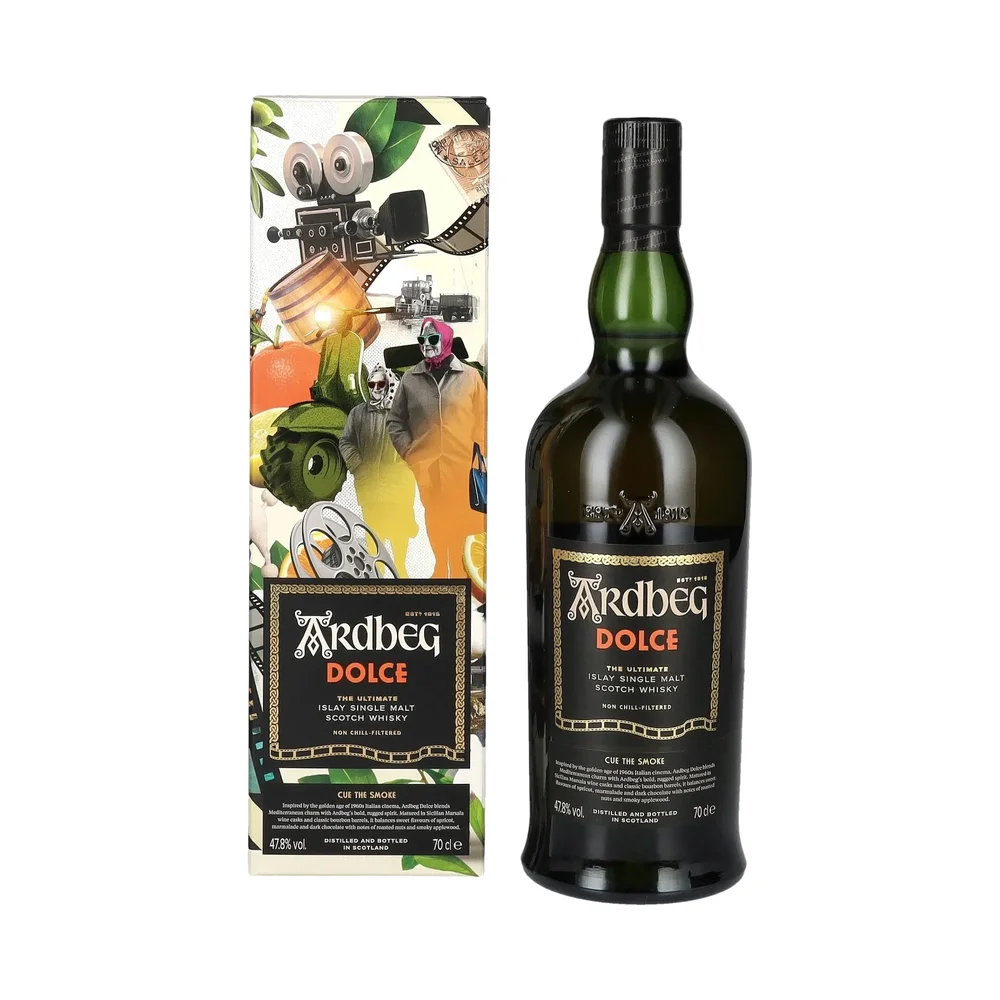 Scottish Whisky Ardbeg Dolce Cue The Smoke The Ultimate Single Malt + GB 0,7 l