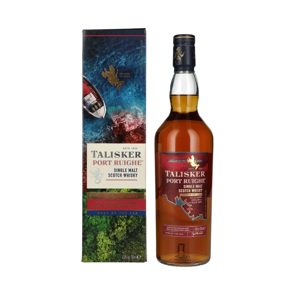 Škotski viski Talisker PORT RUIGHE Single Malt + GB 0,7 l