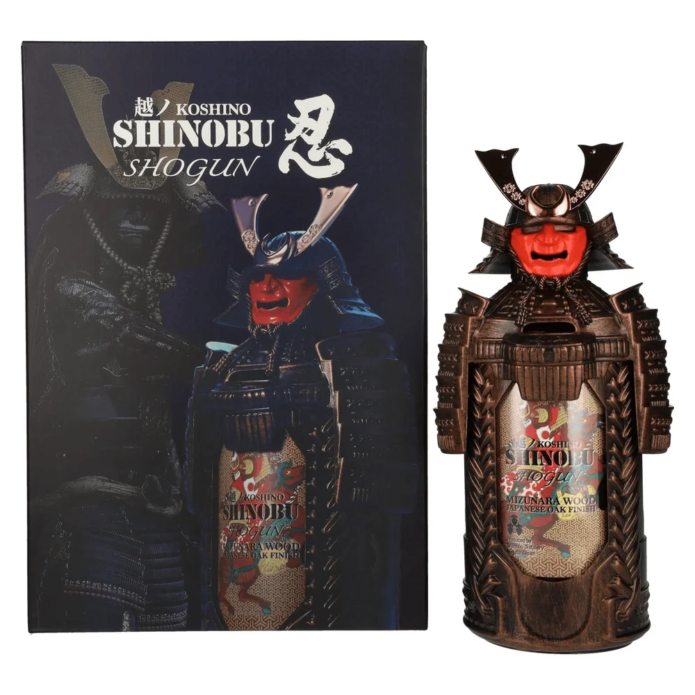 Japanski Whisky The Shinobu SHOGUN Blended Mizunara Wood Oak Cask Finish + GB 0,7 l