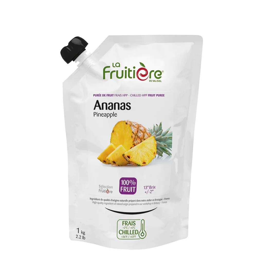 Svježi voćni pire Ananas 100% La Fruitiere 1 kg