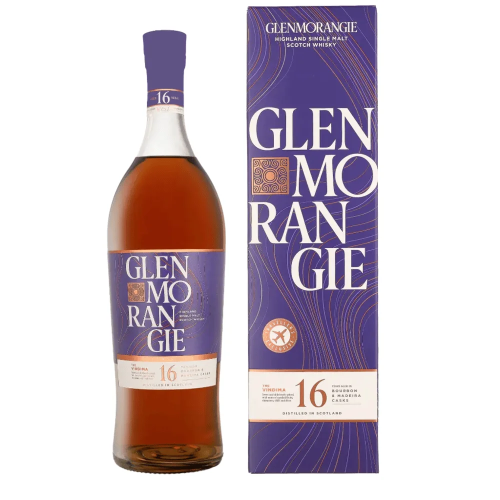 Scotch whisky The Vindima 16 y Glenmorangie + GB 1 l
