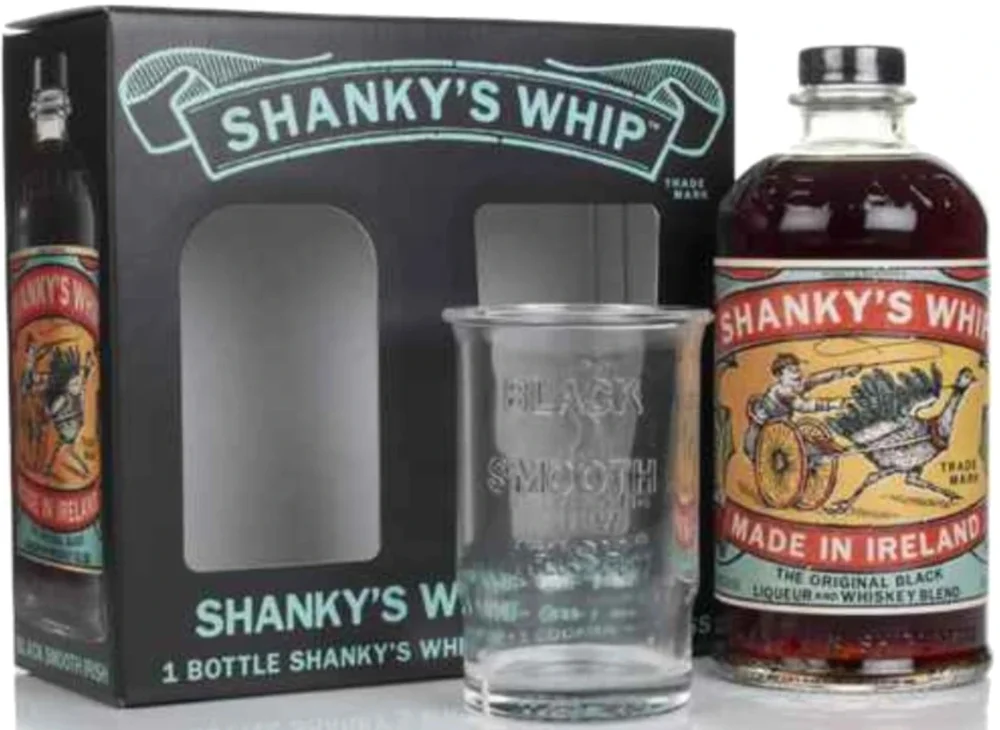 Whiskey liqueur Shanky´s Whip + glass GB 0,7l