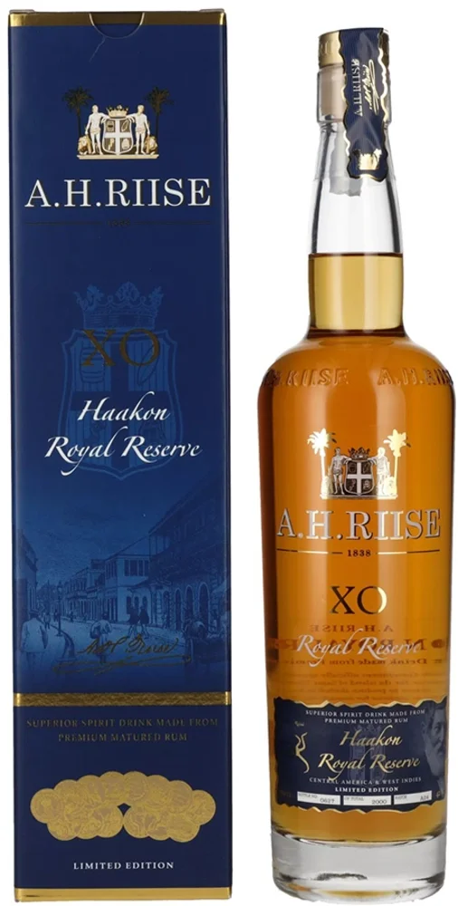 Rum A.H. Riise X.O. Royal Reserve Kong Haakon + GB 0,7 l