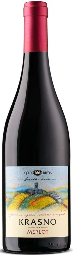 Vino Merlot Krasno Klet Brda 0,75 l