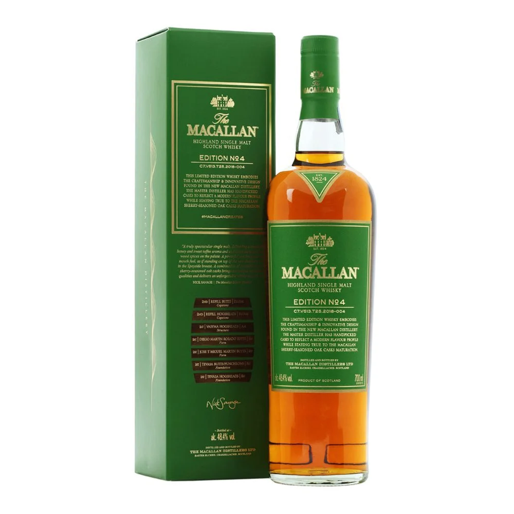 Škotski viski Macallan EDITION N° 4 Highland Single Malt + GB 0,7 l