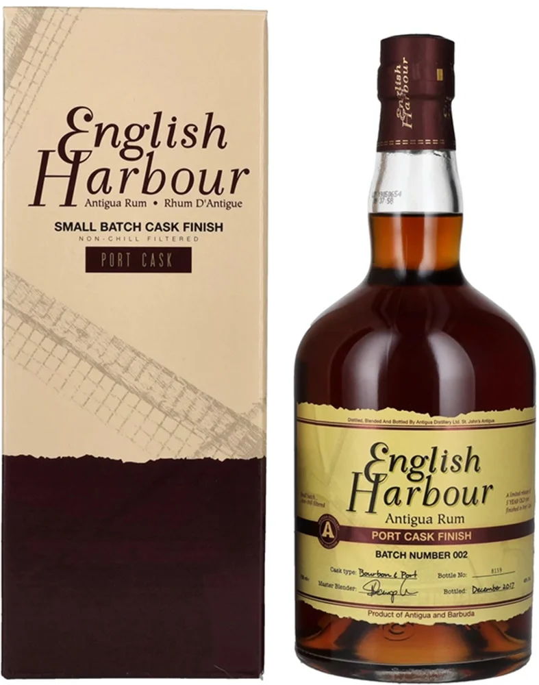 Rum English Harbour Port Cask + GB 0,7 l