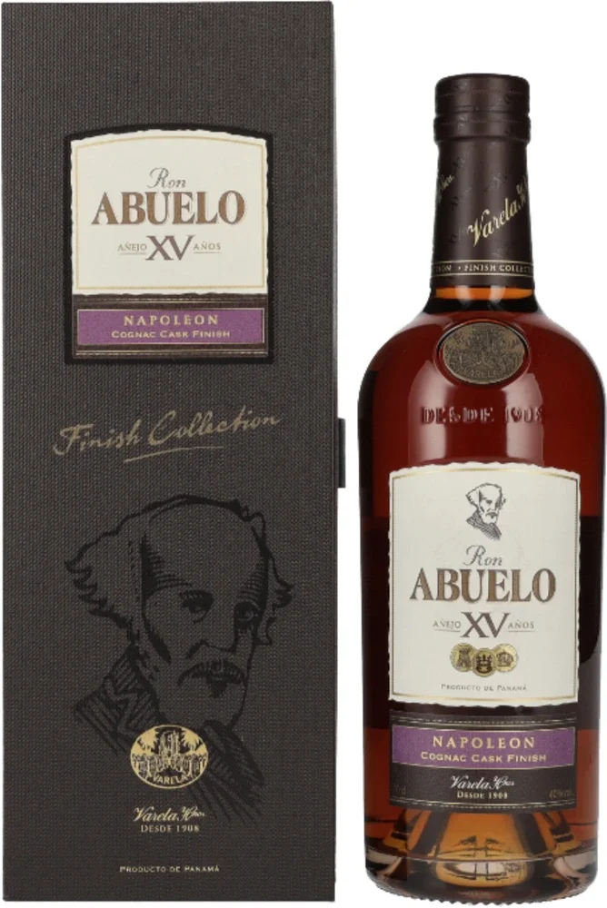 Rum Abuelo Anejo XV NAPOLEON Cask Finish + GB 0,7 l