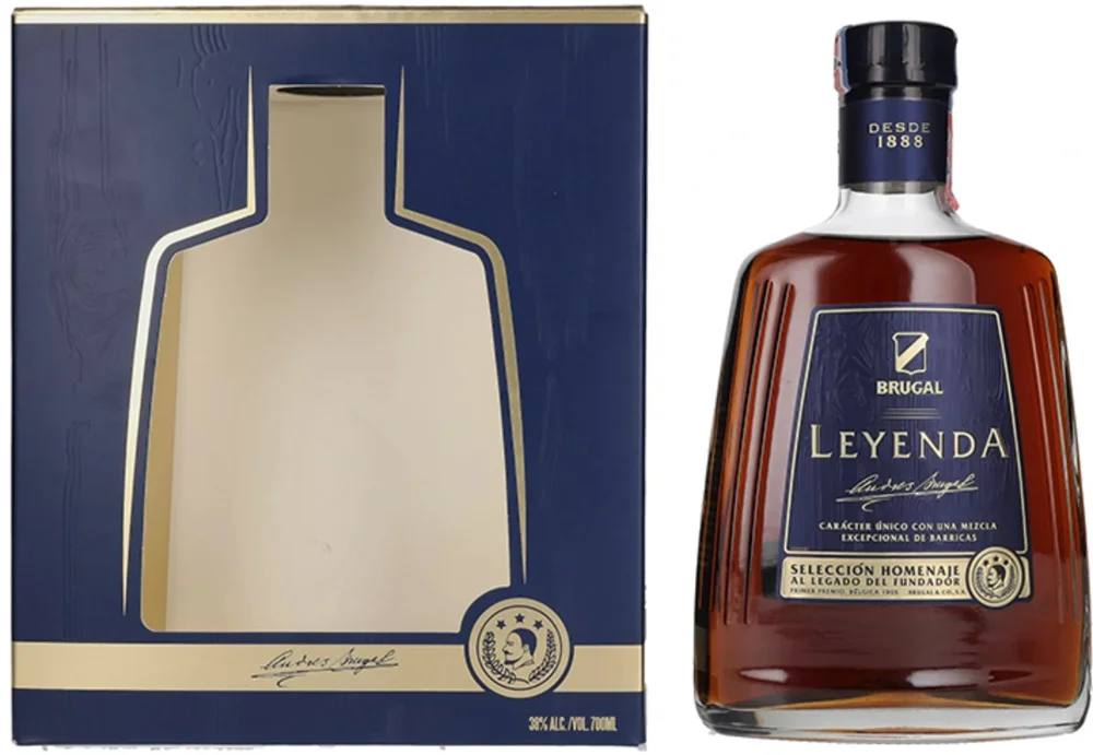 Rum LEYENDA Seleccion Homenaje Brugal + GB 0,7 l