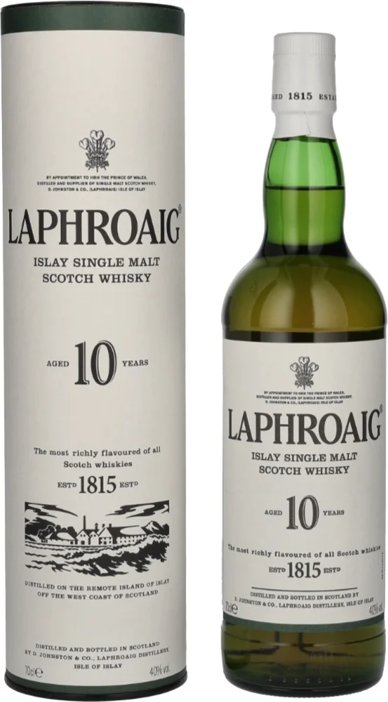 Škotski viski LAPHROAIG 10 Single malt + GB 0,7 l
