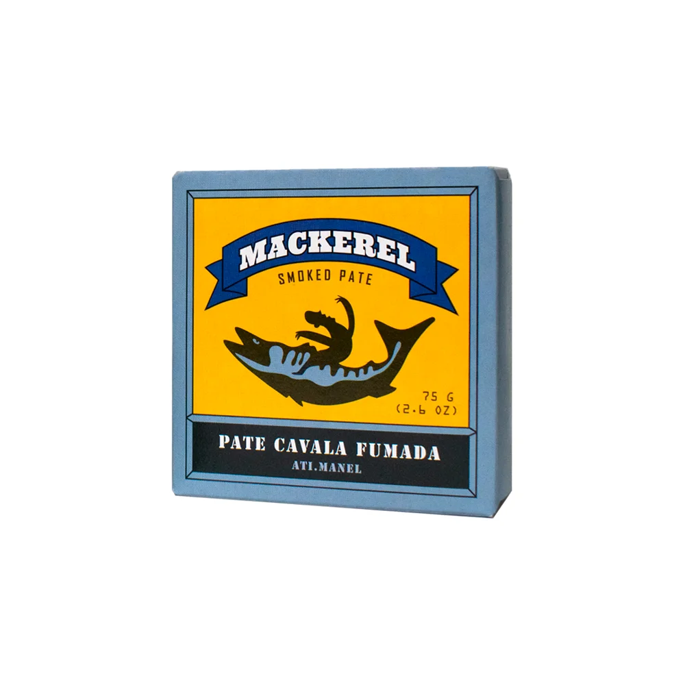Canned Paté of smoked mackerel ATI Manel 75 g