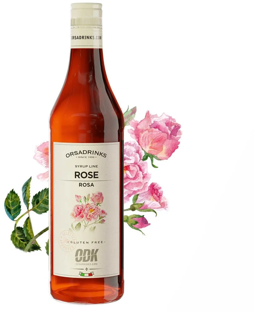 Syrup rose Orsadrinks 0,75 l