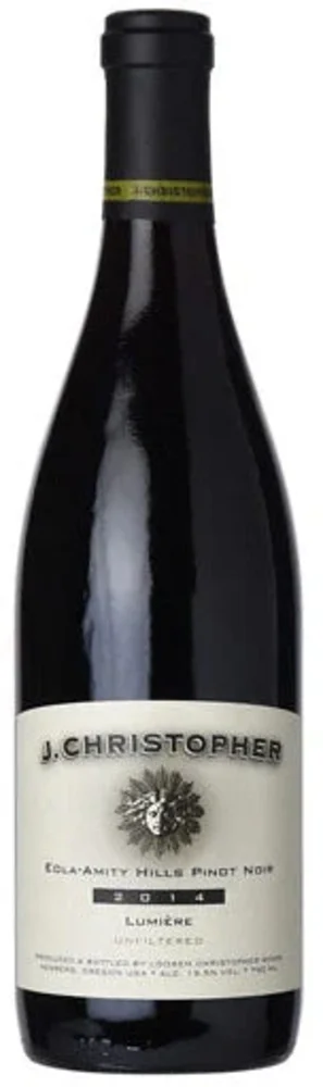 Vino Pinot noir Lumiere 2014 J. Christopher 0,75 l