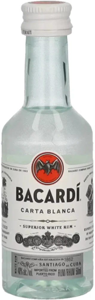 Rum Bacardi Carta Blanca PET 0,05 l
