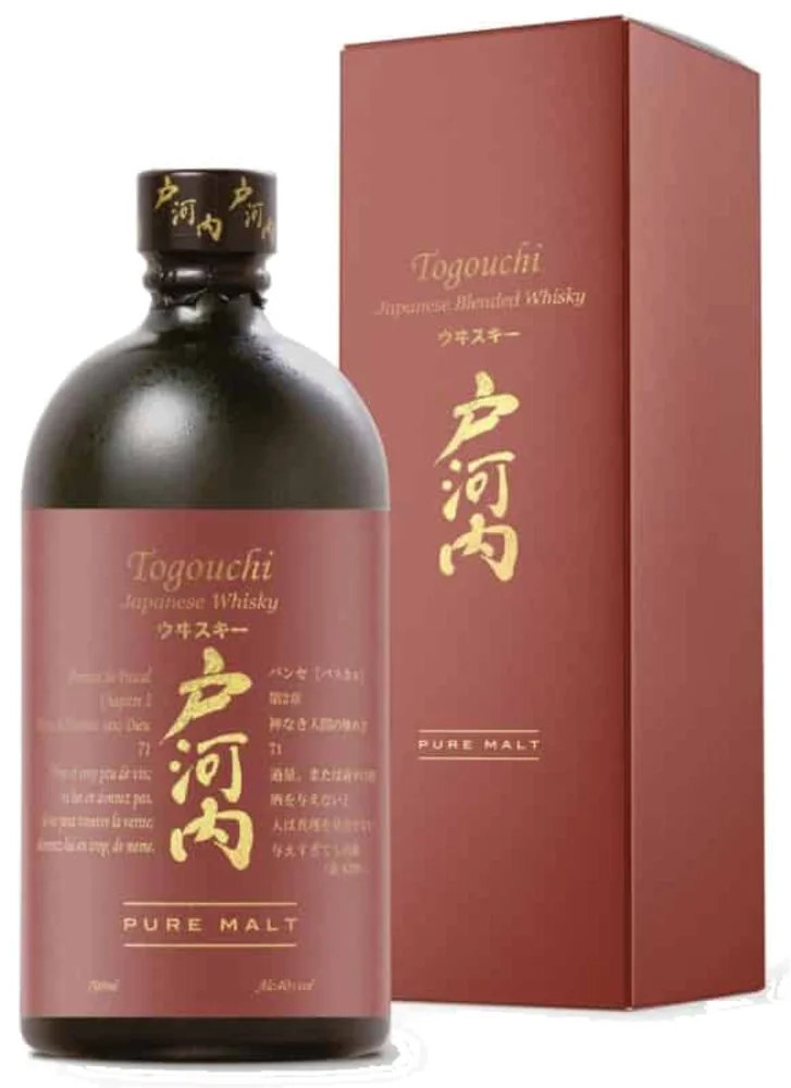Japanski viski Pure Malt Togouchi + GB 0,7 l
