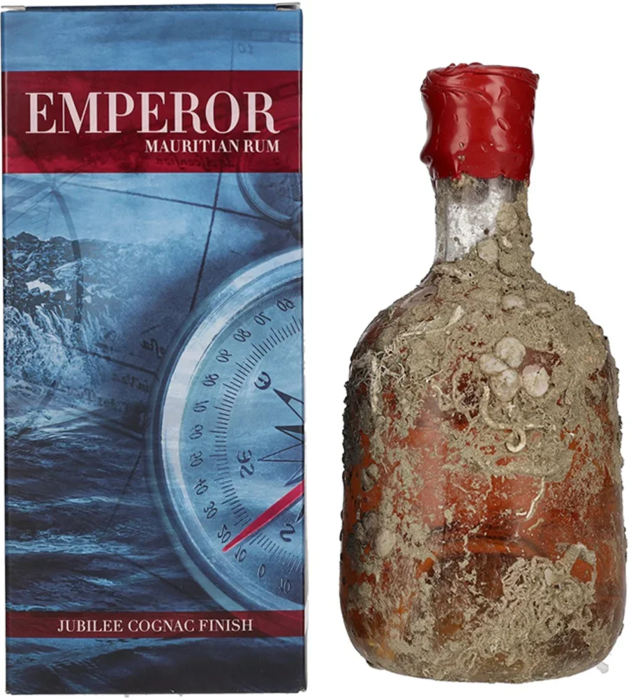 Rum Emperor DEEP BLUE Jubilee Cognac Finish + GB 0,7 l
