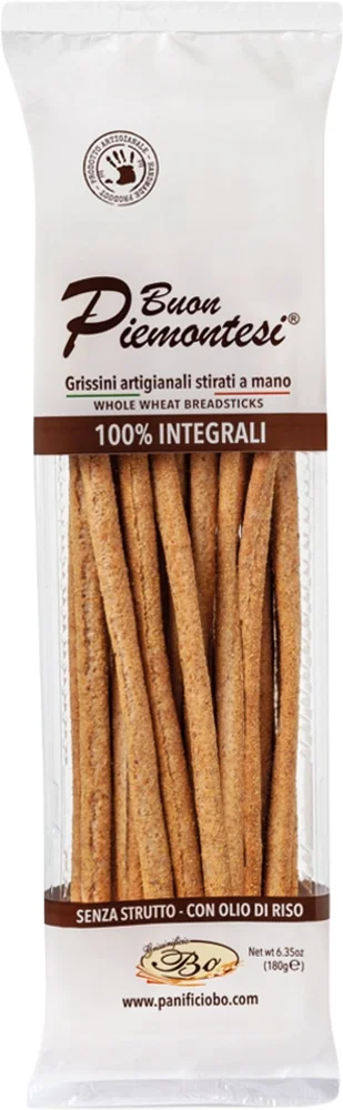 BREADSTICKS BO WHOLEGRAIN Grissinificio Bo 180 g