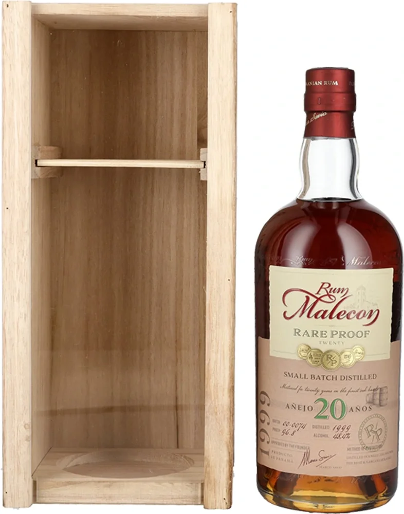 Rum Anejo 20 Rare 1999 Malecon + GB 0,7 l