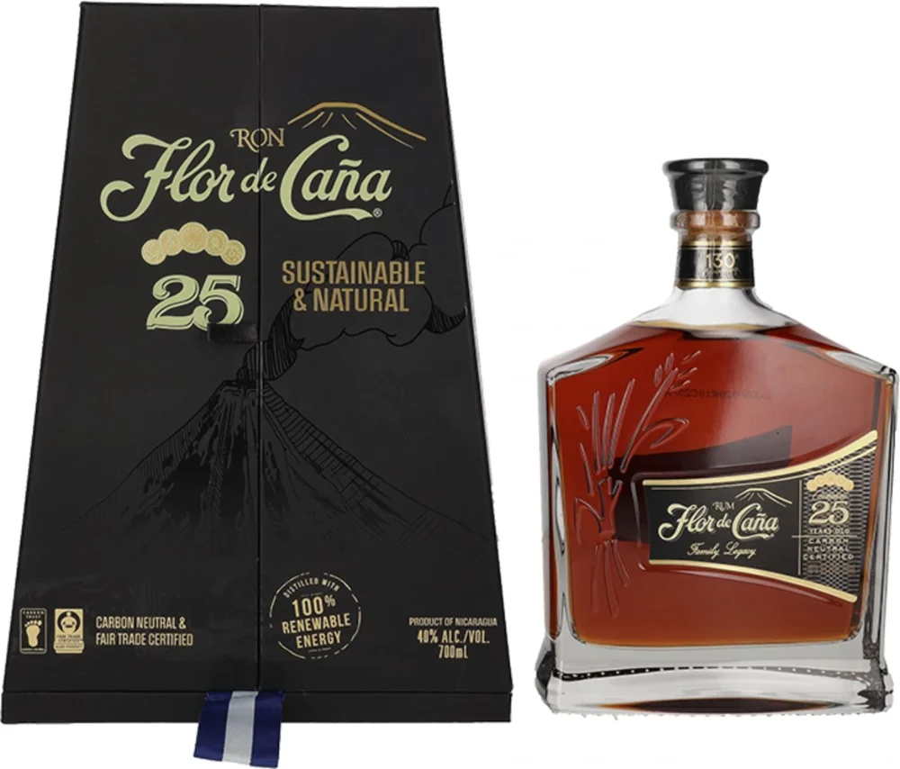 Rum Flor de Cana 25 y GB 0,7 l