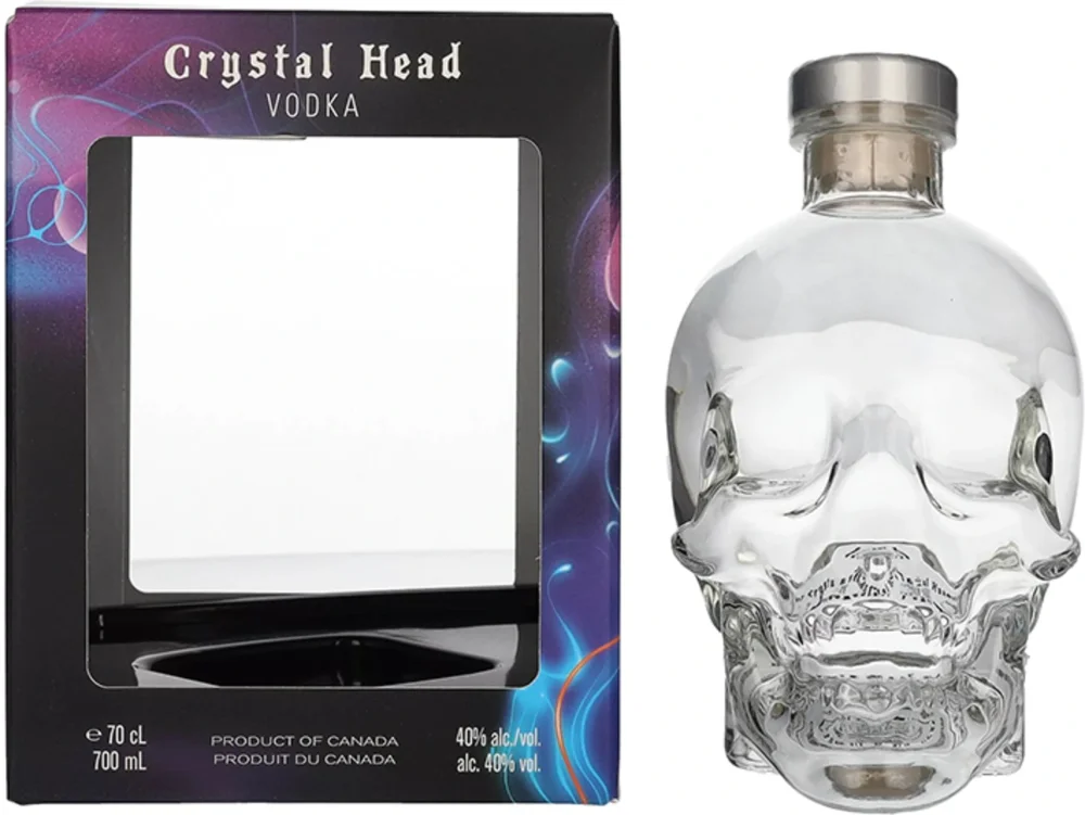 Vodka Crystal Head + GB 0,7 l