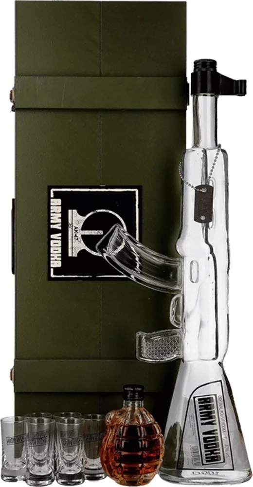 Vodka AK47 Gift pakiranje + Herbal liker + GB 1 l