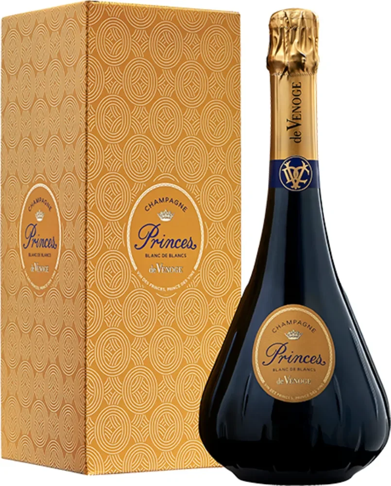 Champagne Princes Blanc de Blancs De Venoge + GB 0,75 l