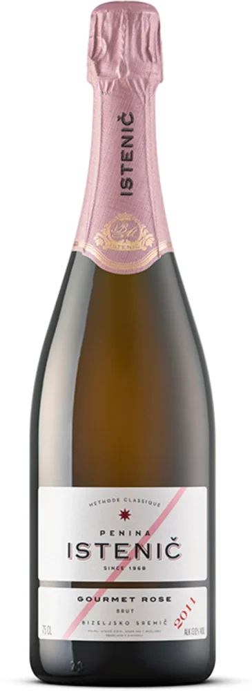 Pjenušavo vino Gourmet Rose 2019 Istenič 0,75 l