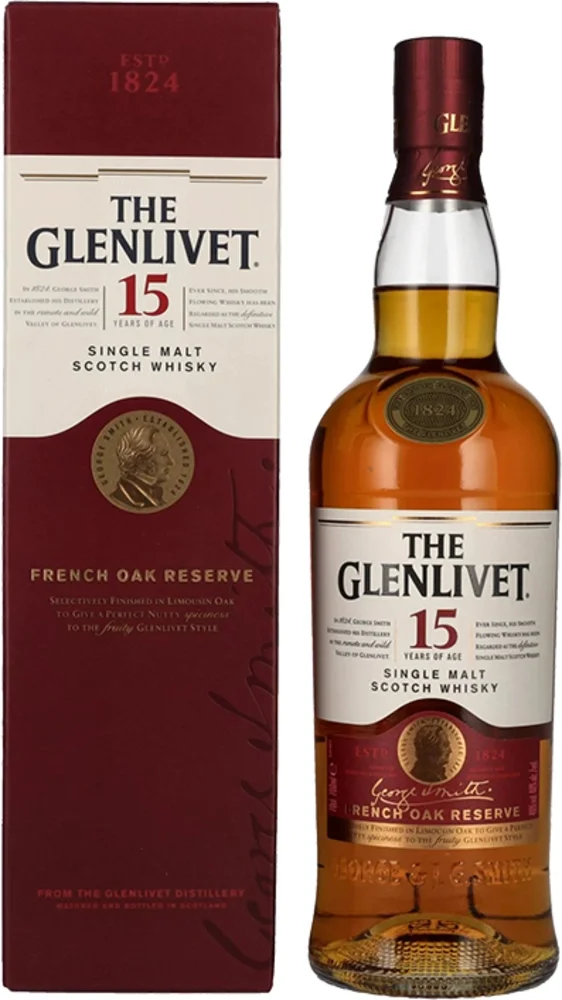 Škotski viski The Glenlivet 15 - French Oak 0,7 l