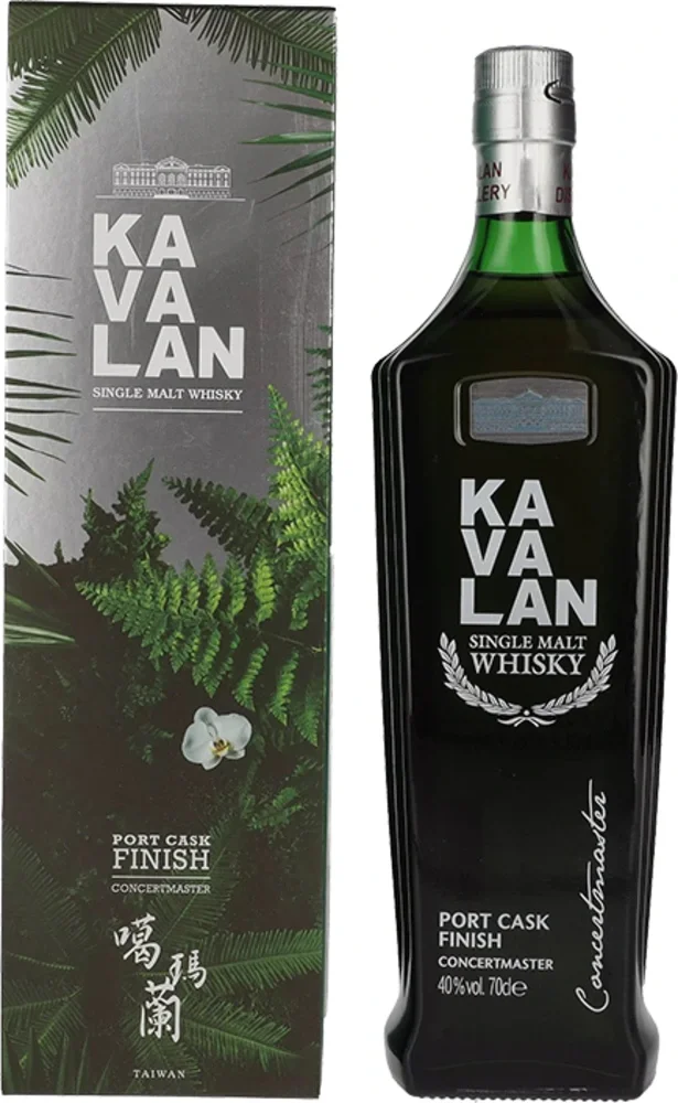Tajvanski viski CONCERTMASTER Port cask Finish Kavalan + GB 0,7 l