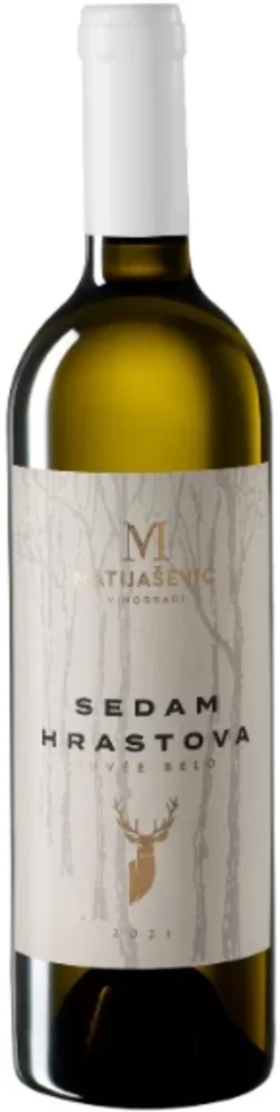 Vino 7 hrastova bijelo 2022 Matijaševič Vinogradi 0,75 l