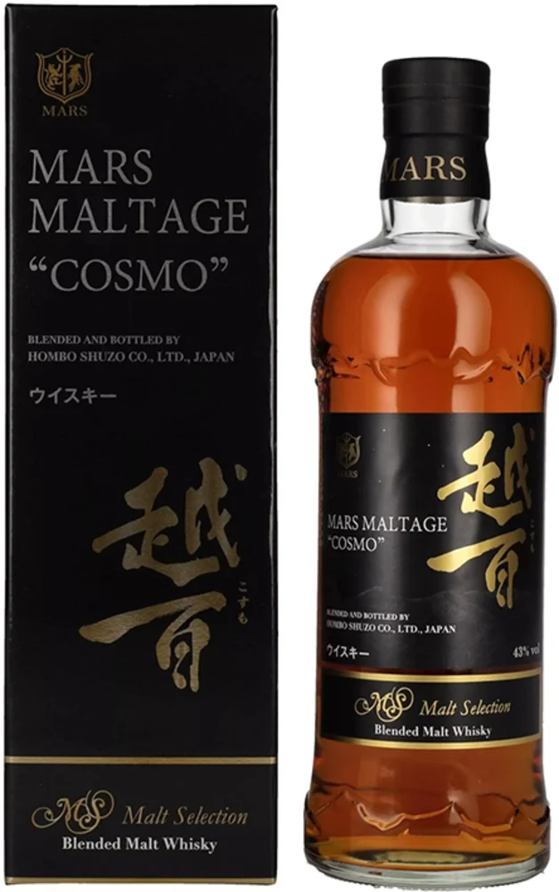 Japanski viski Mars Maltage COSMO Blended + GB 0,7 l