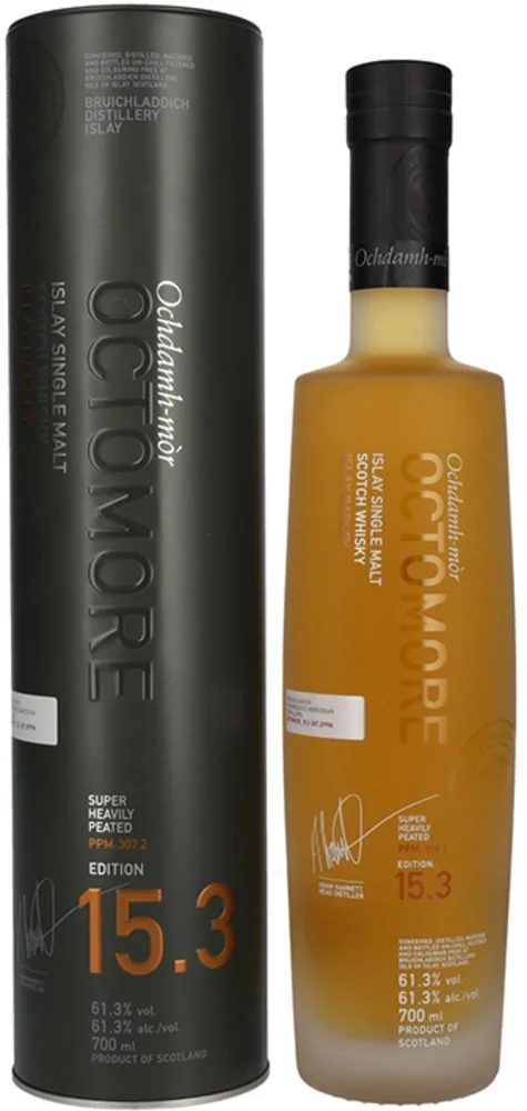 Škotski viski Octomore EDITION: 15.3 Super Heavily Peated + GB 0,7 l