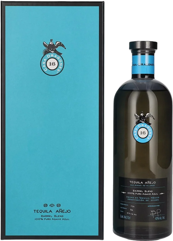 Tequila Casa Dragones Anejo Barrel blend + GB 0,7 l