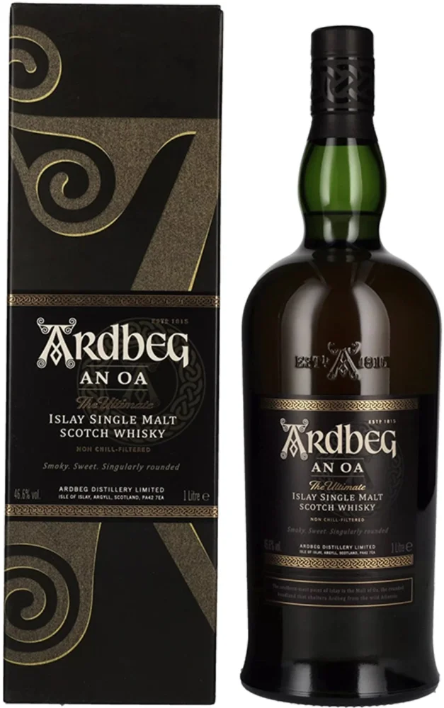 Škotski viski Ardbeg An Oa + GB 0,7 l