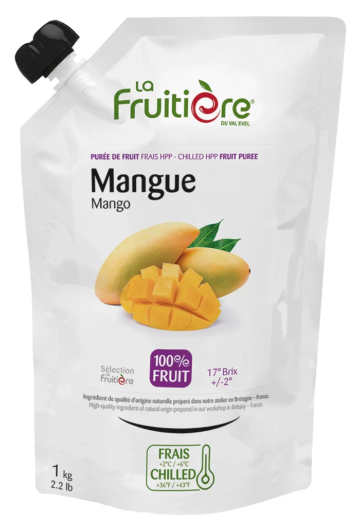 Svježi voćni pire Mango 100% La Fruitiere 1 kg